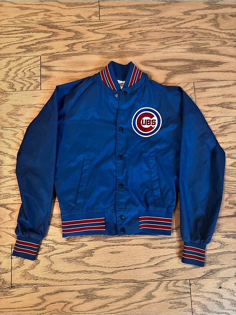 Chalk Line Chicago Cubs Jacket Blue & Red Size Youth 14/16